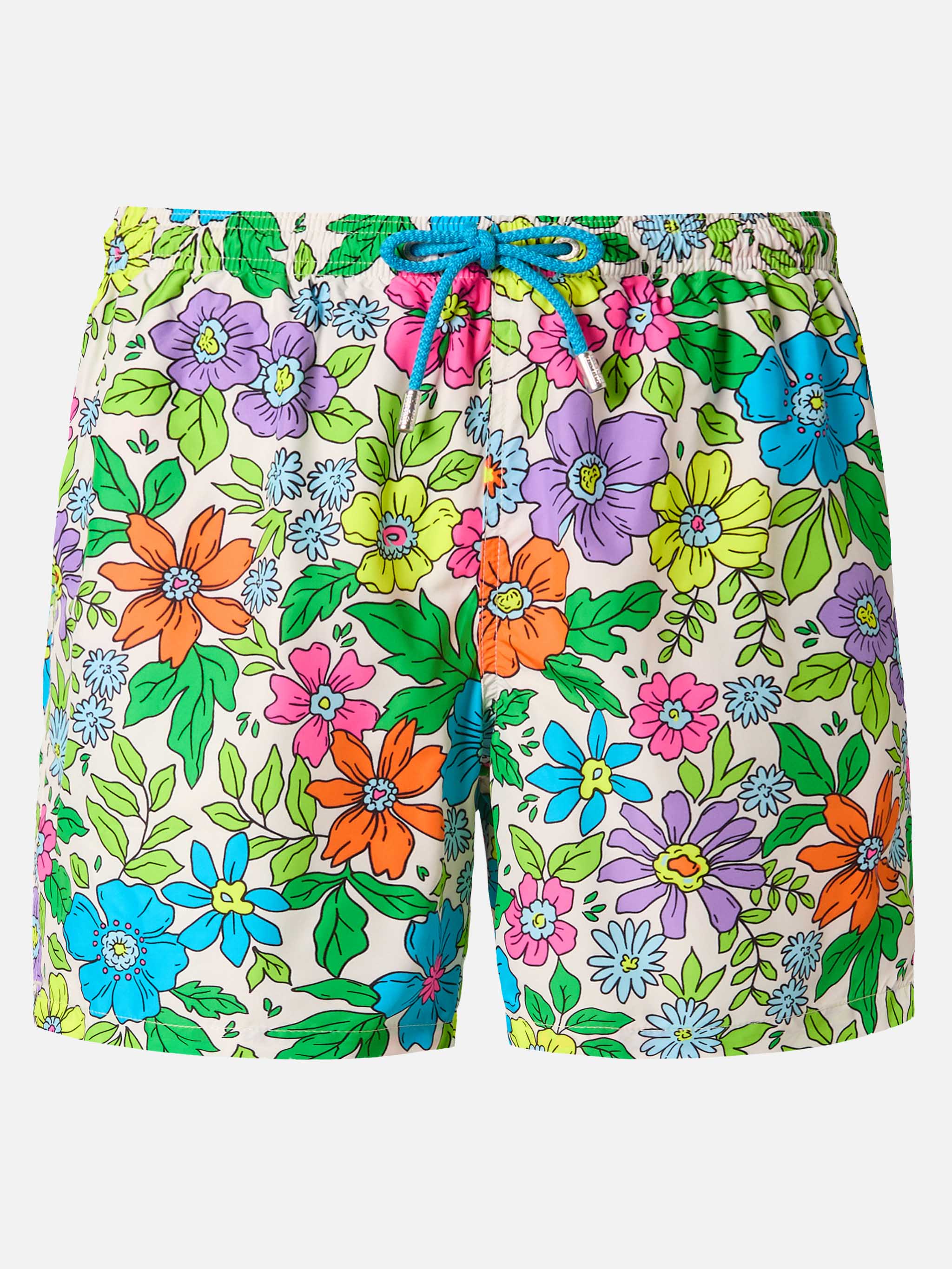 Lightweight fabric swim shorts Lighting with floral print – MC2