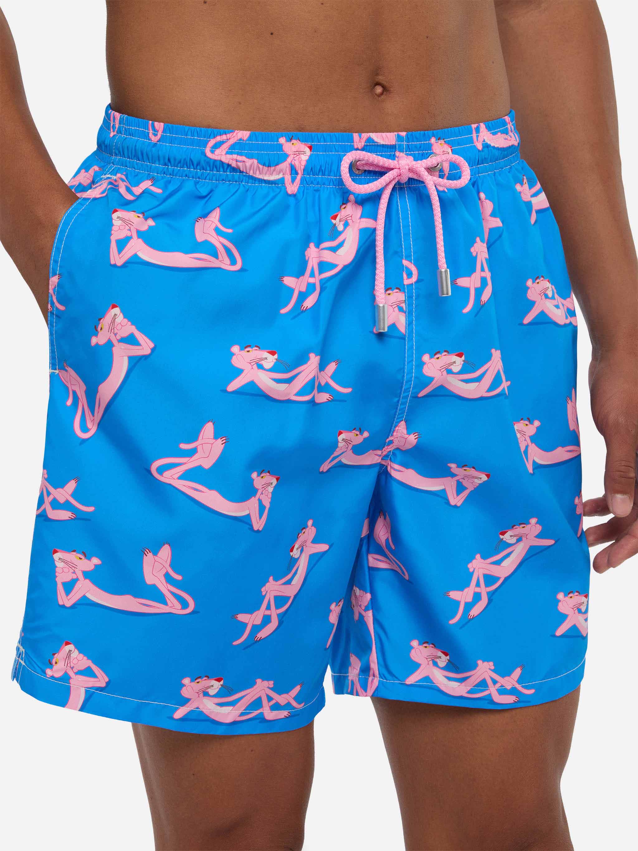 MARK & LONA Pantera Swim Shorts サイズS Lightweight fabric swim shorts Lighting with The Pink