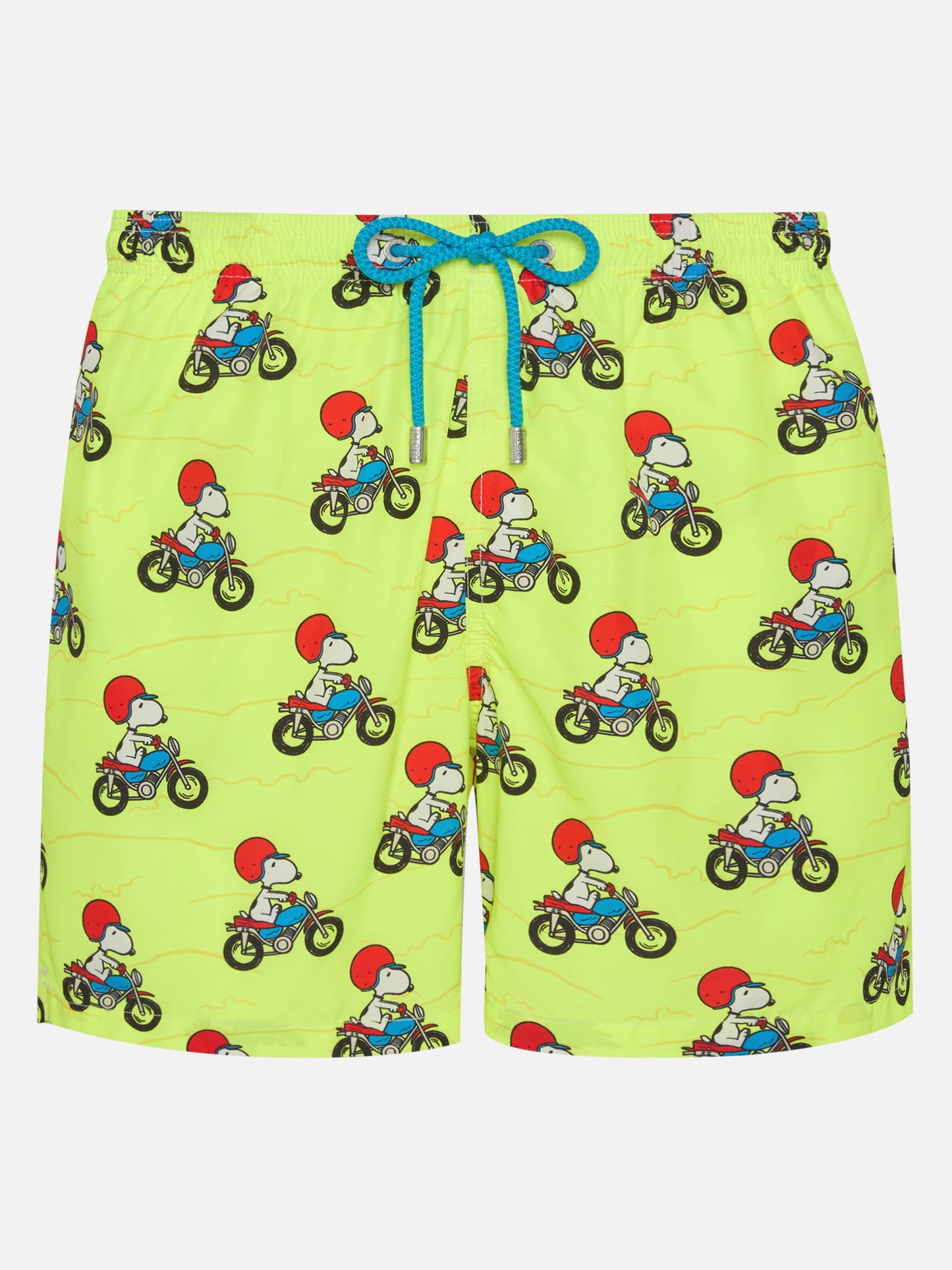 Man light fabric swim shorts with Snoopy print | PEANUTS® SPECIAL EDITION