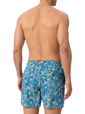 Lightweight fabric swim shorts Lighting with Margaret Annie print | MADE WITH LIBERTY FABRIC