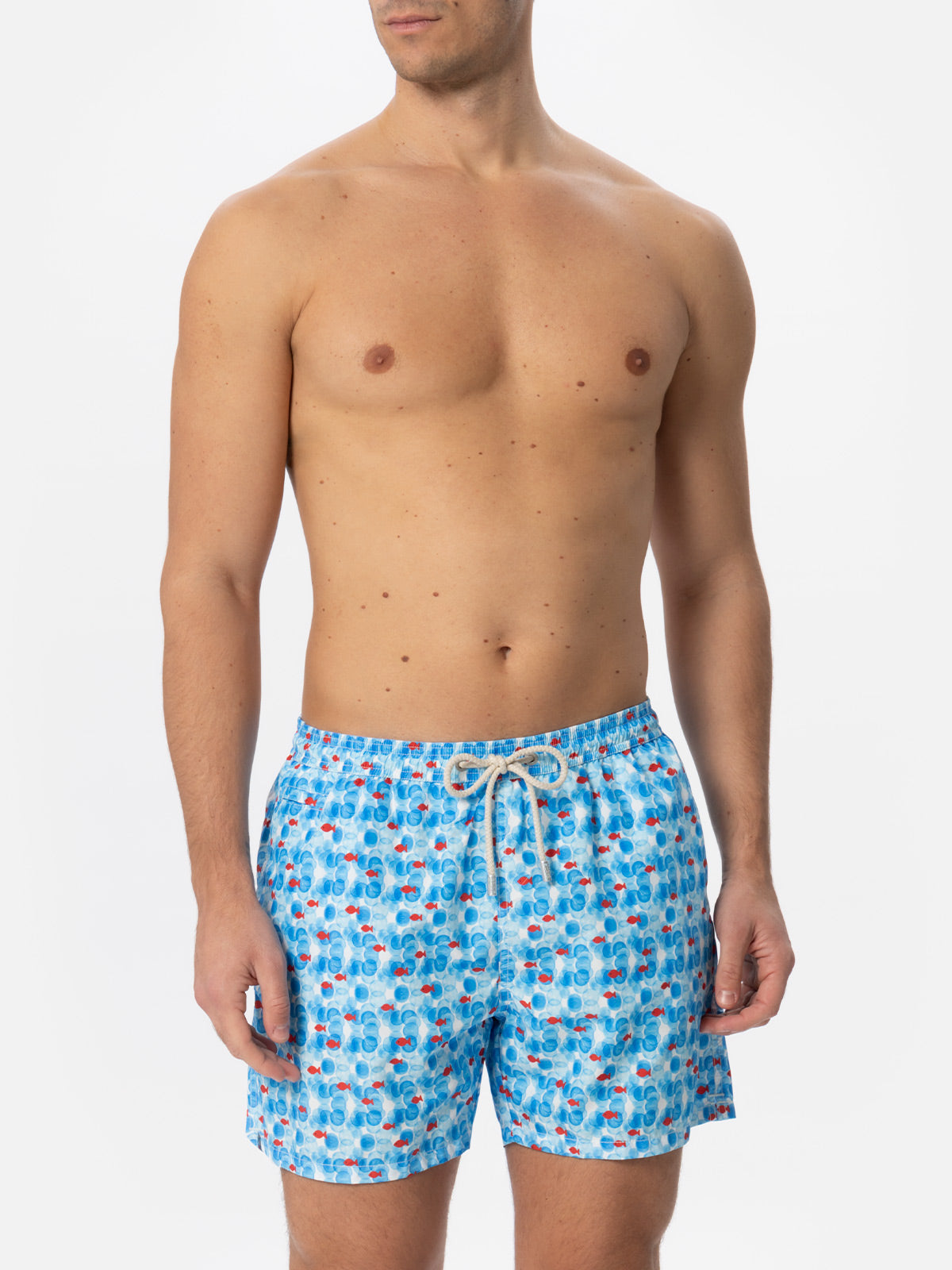 Man swim shorts with sea print – MC2 Saint Barth