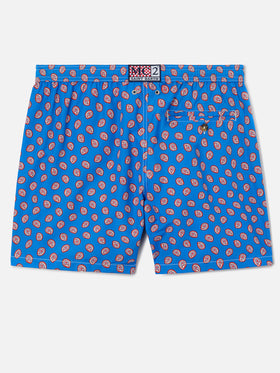 Lightweight fabric swim shorts Lighting with paisley  print