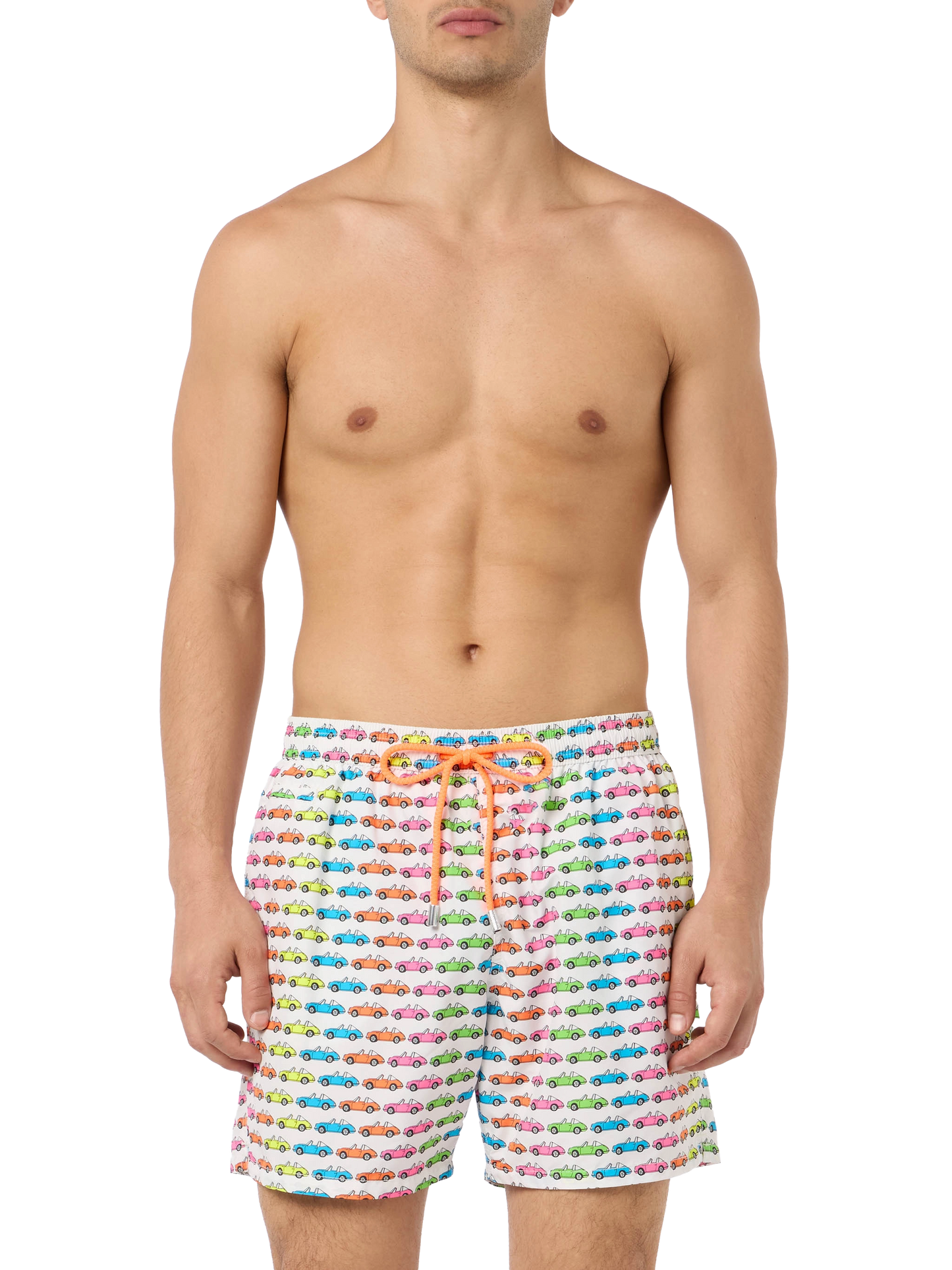 Herren-Badeshorts aus leichtem Stoff Lighting Micro Fantasy mit Auto-Aufdruck