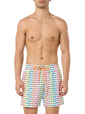 Herren-Badeshorts aus leichtem Stoff Lighting Micro Fantasy mit Auto-Aufdruck