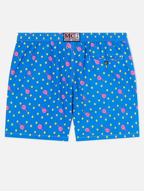 Herren-Badeshorts aus leichtem Stoff Lighting Micro Fantasy mit Padel-Aufdruck