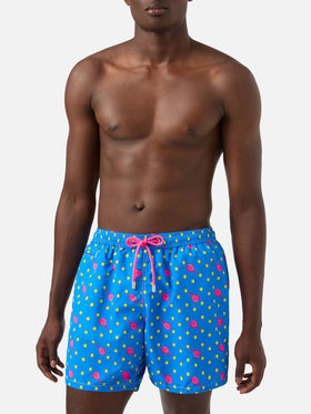 Herren-Badeshorts aus leichtem Stoff Lighting Micro Fantasy mit Padel-Aufdruck