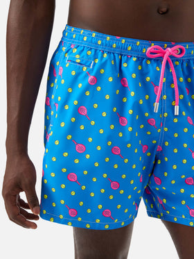 Herren-Badeshorts aus leichtem Stoff Lighting Micro Fantasy mit Padel-Aufdruck