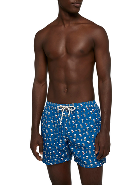 Lightweight fabric swim shorts Lighting with Snoopy print | SNOOPY PEANUTS® SPECIAL EDITION