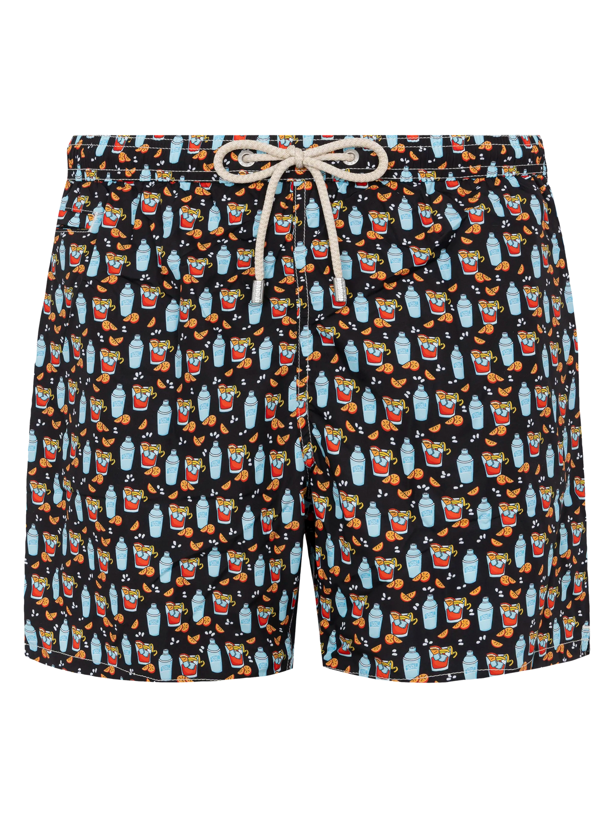 Lightweight fabric swim shorts Lighting with negroni print – MC2 Lightweight fabric swim shorts Lighting with negroni print – MC2