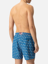 Lightweight fabric swim shorts Lighting with Vespa print | VESPA SPECIAL EDITION