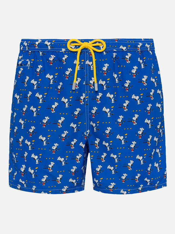 Lightweight fabric swim shorts Lighting with Snoopy chef print | SNOOPY PEANUTS® SPECIAL EDITION