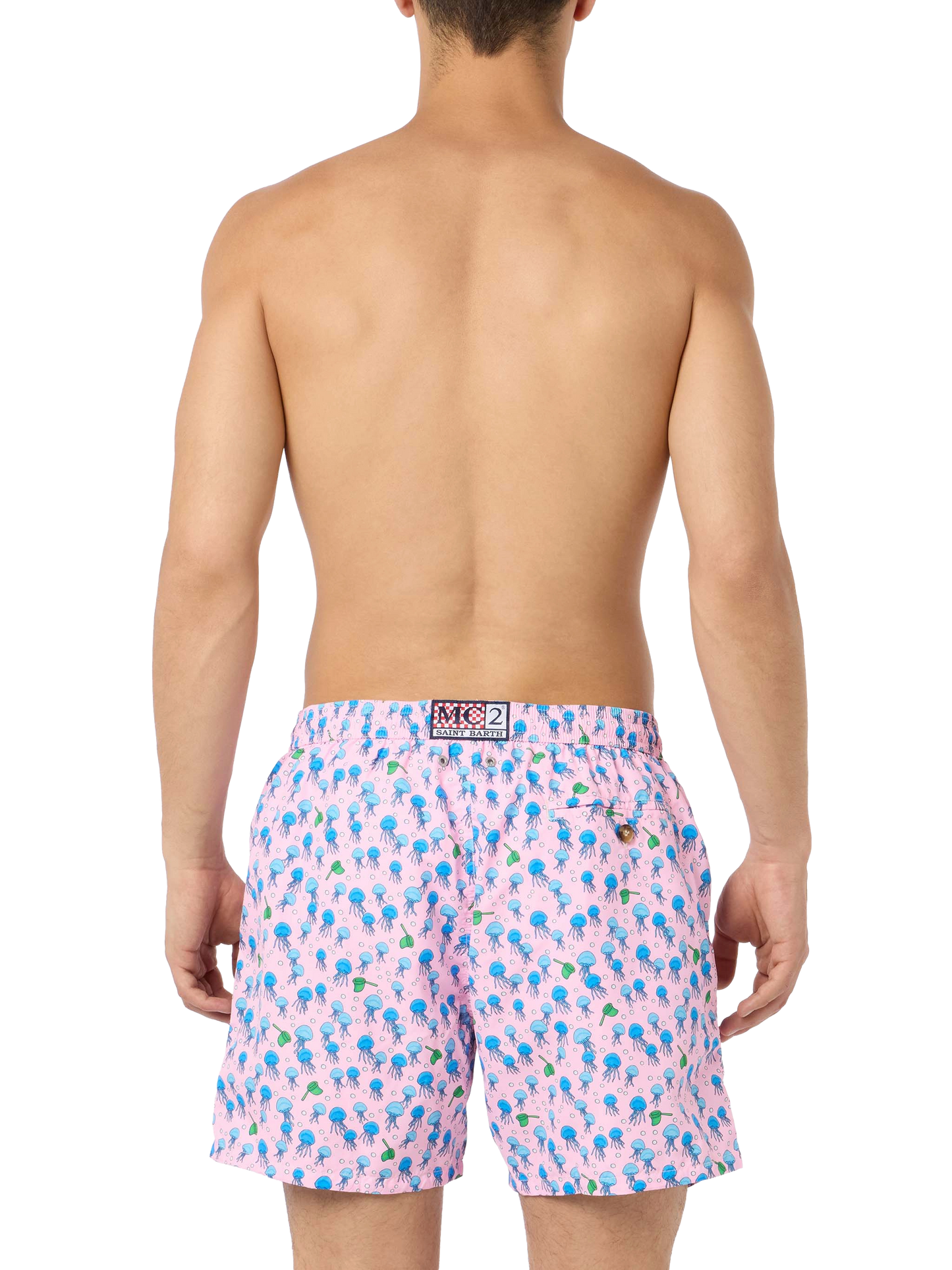 Herren-Badeshorts aus leichtem Stoff Lighting Micro Fantasy mit Quallen-Print