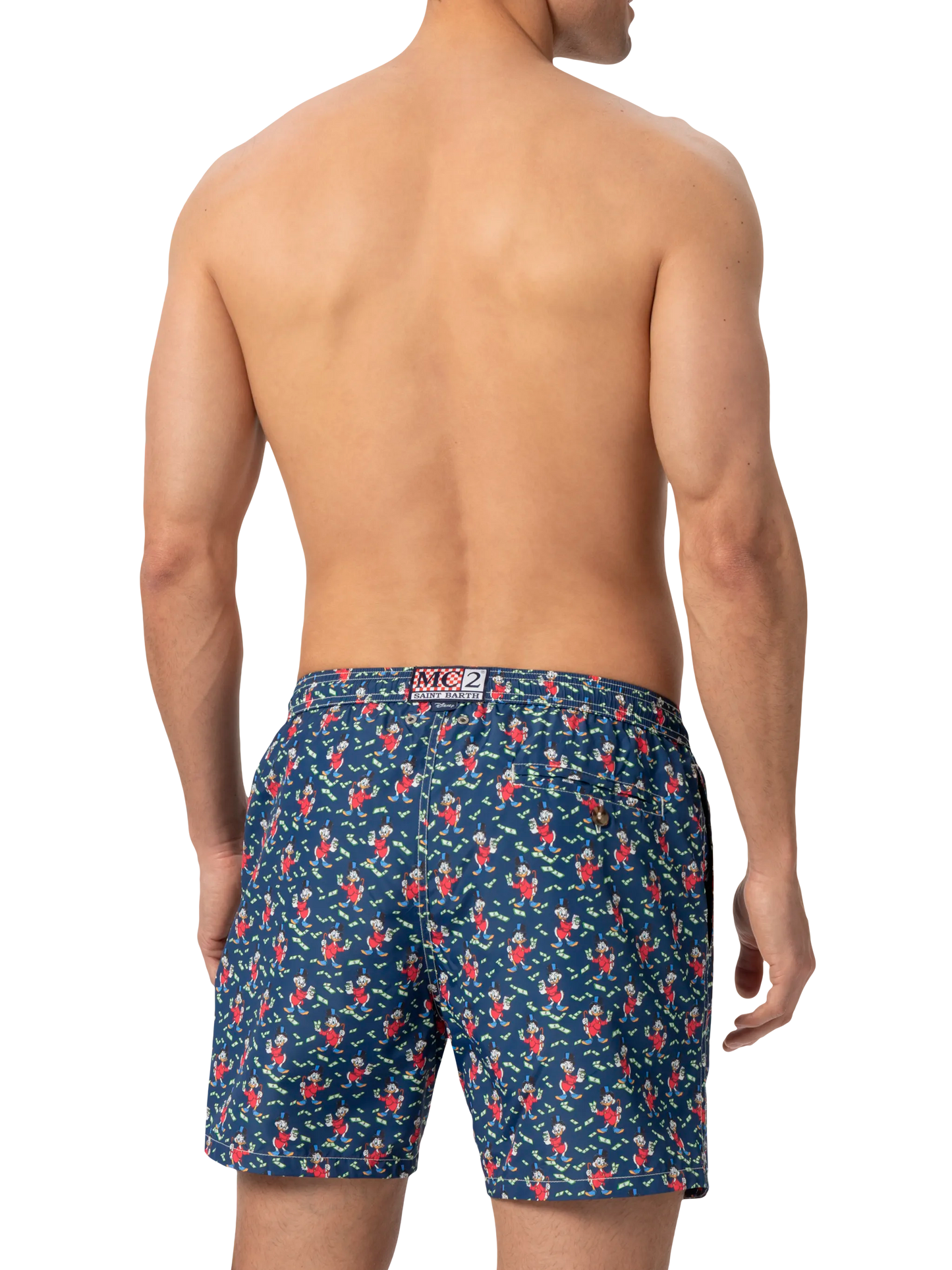 Lightweight fabric swim shorts Lighting with Scrooge print | DISNEY® SPECIAL EDITION