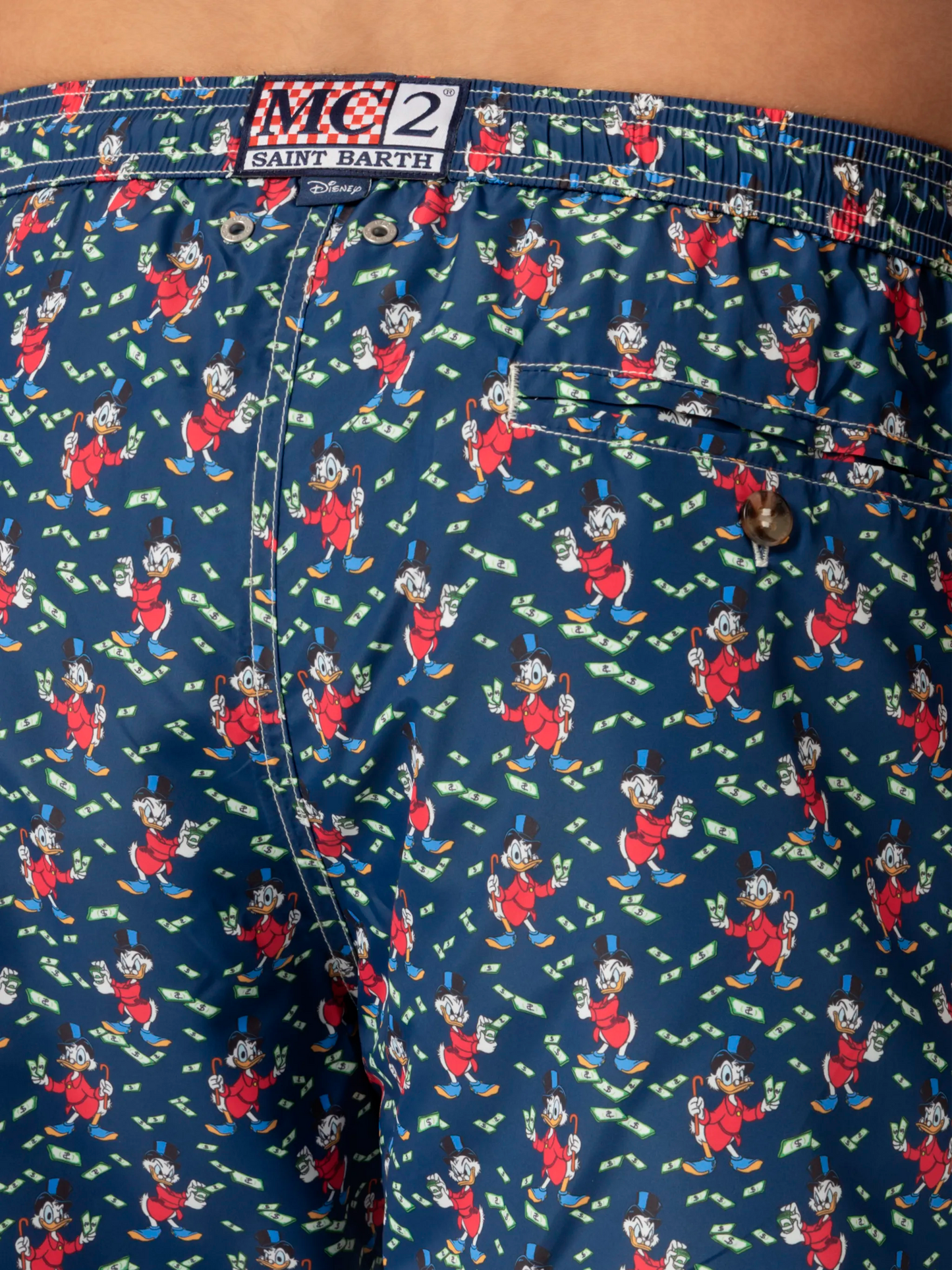 Lightweight fabric swim shorts Lighting with Scrooge print | DISNEY® SPECIAL EDITION