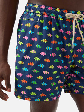 Lighting Micro Fantasy blue clownfish print swim shorts
