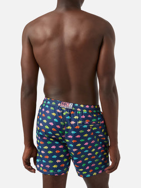 Lighting Micro Fantasy blue clownfish print swim shorts