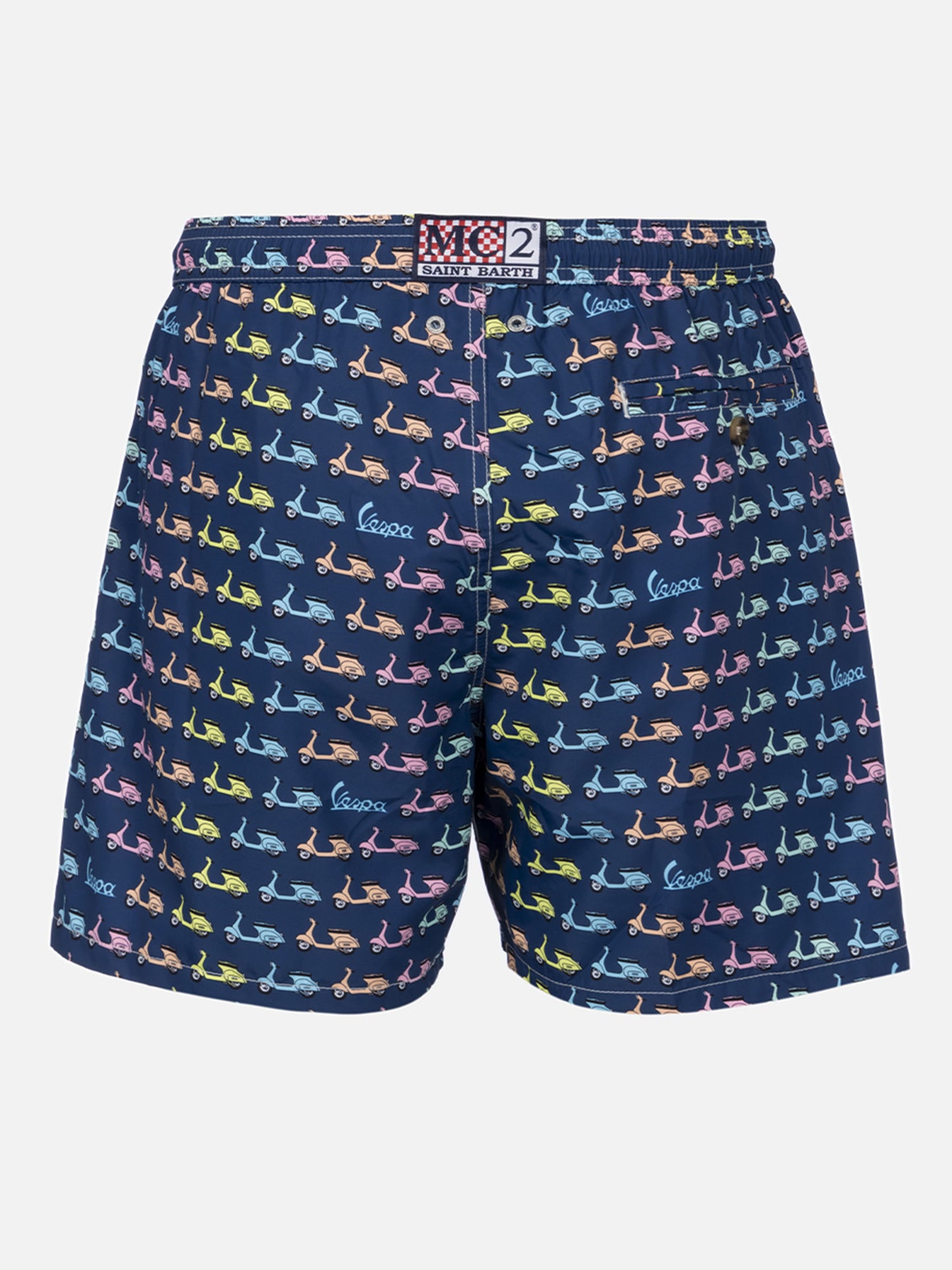 Herren-Badeshorts aus leichtem Stoff Lighting Micro Fantasy mit Vespa-Aufdruck | VESPA-SONDEREDITION