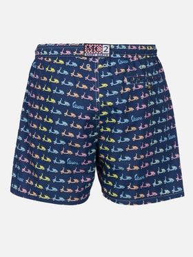 Herren-Badeshorts aus leichtem Stoff Lighting Micro Fantasy mit Vespa-Aufdruck | VESPA-SONDEREDITION