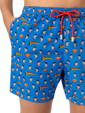 Costume mare Lighting in tessuto leggero con stampa Superman | MARVEL SPECIAL EDITION