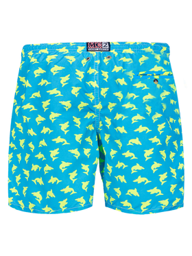 Costume da bagno uomo in tessuto leggero con squalo