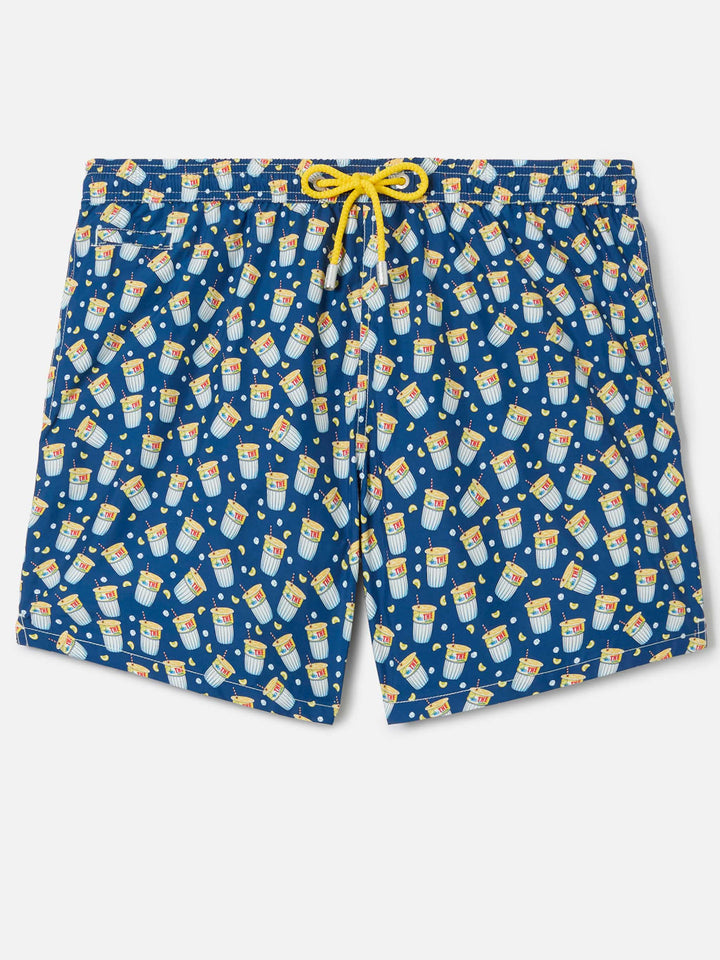 Costume mare in tessuto leggero con stampa Estathè | ESTATHE' FERRERO SPECIAL EDITION