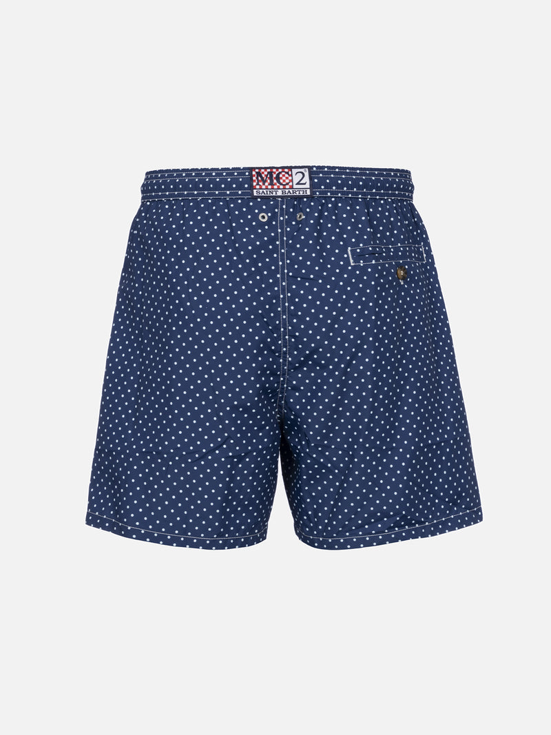 Herren-Badeshorts aus leichtem Stoff Lighting Micro Fantasy mit Polka-Dots-Print