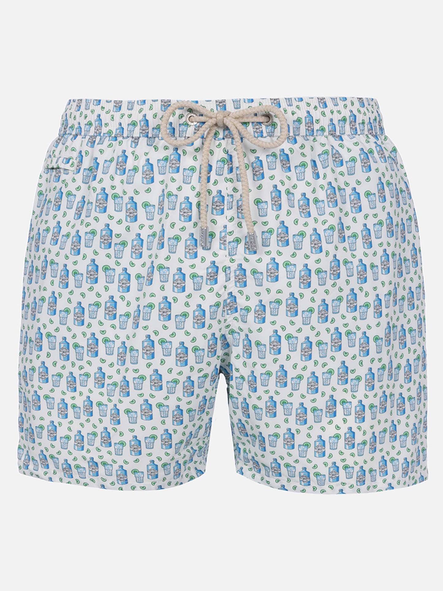 Costume da bagno da uomo in tessuto leggero Lighting Micro Fantasy con stampa gin tonic