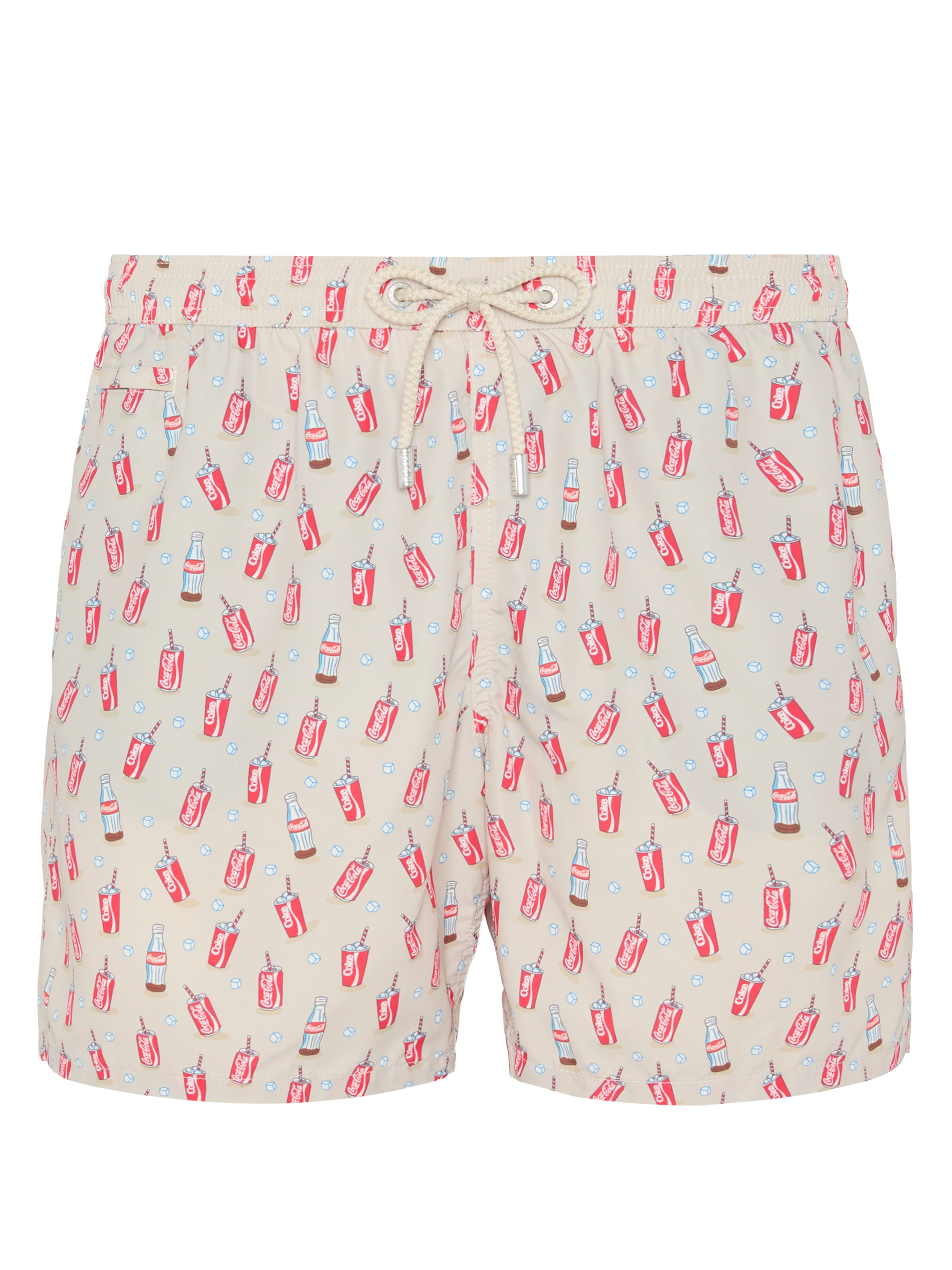 Lightweight fabric swim shorts Lighting with Inter print | COCA COLA SPECIAL EDITION - MC2 Saint Barth