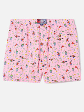 Pink Lighting Micro swim shorts with McDuck print | Special Edition