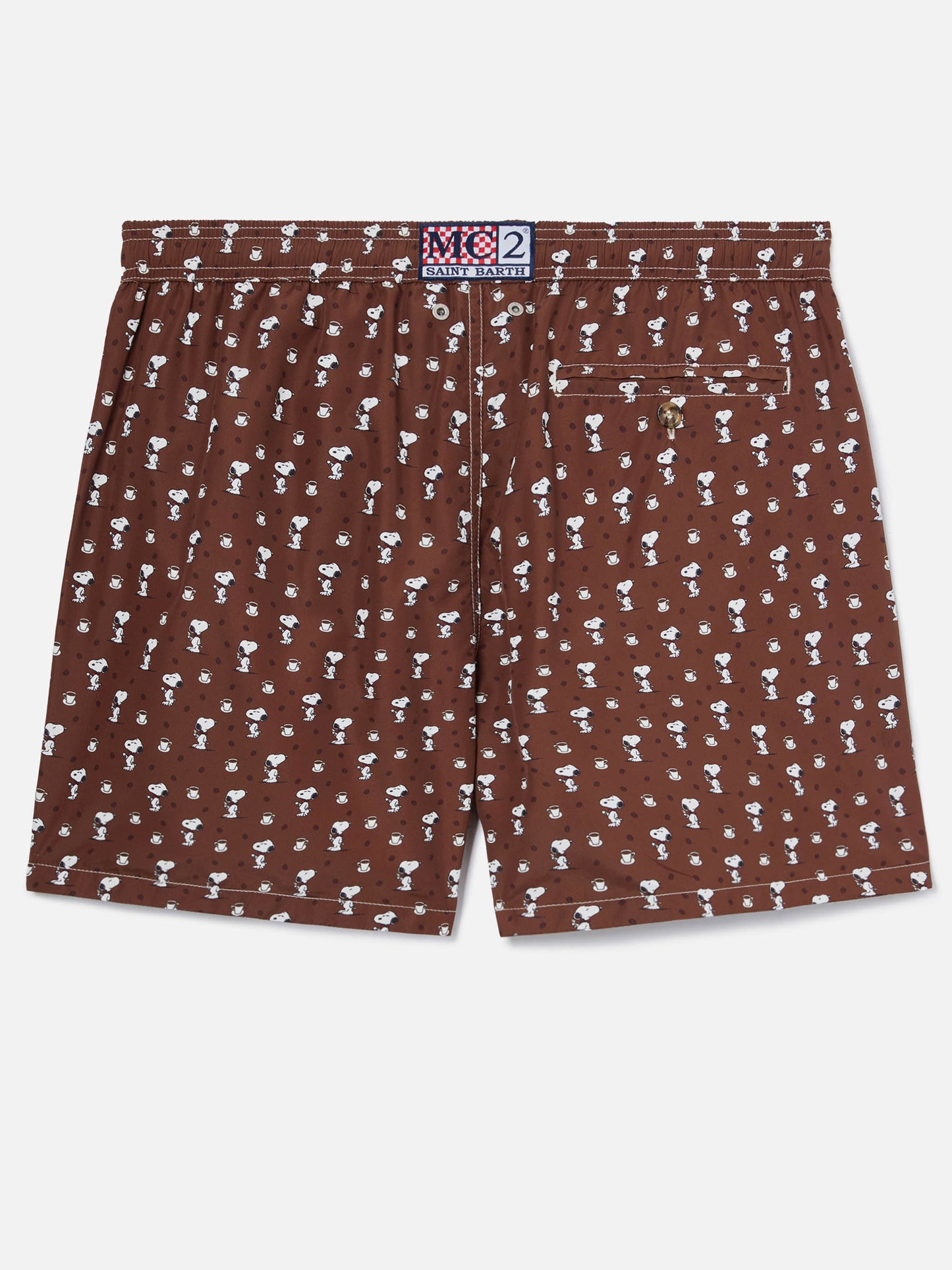 Brown Lighting Micro swim shorts with Snoopy print | Special Edition