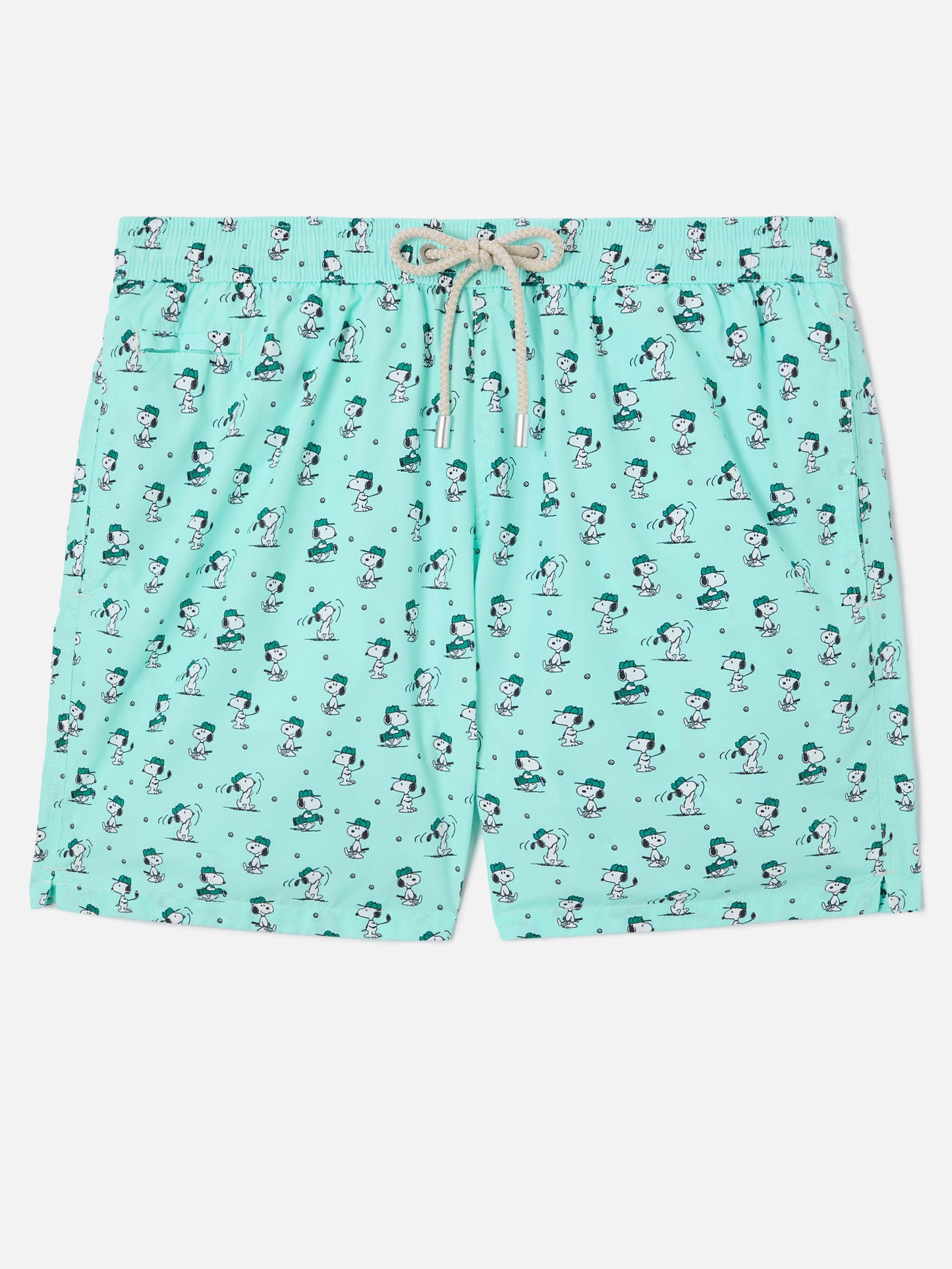 Light green Lighting Micro swim shorts with Snoopy golf print | Special Edition