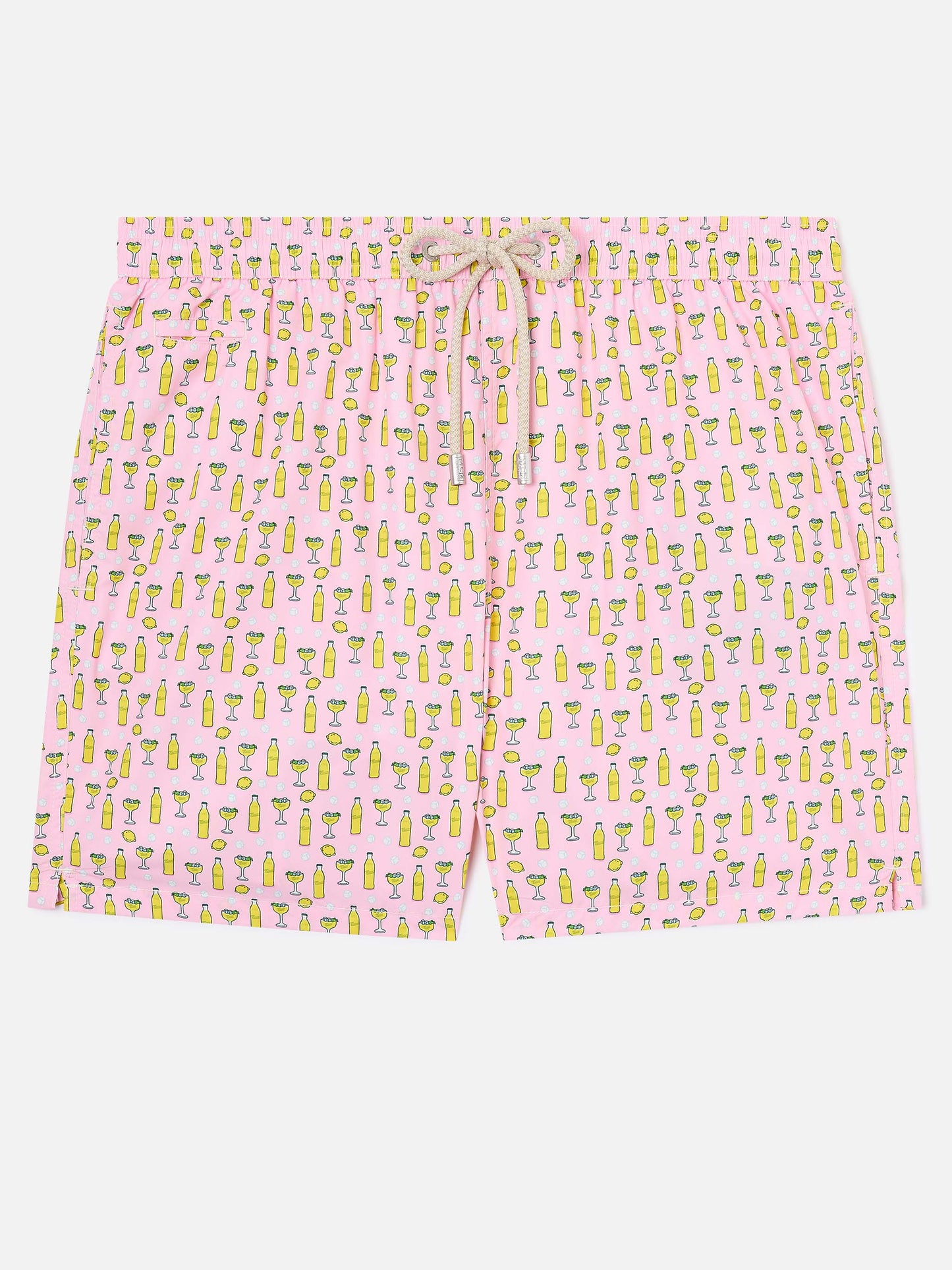 Pink Lighting Micro swim shorts with Tassoni cocktail print | Special Edition