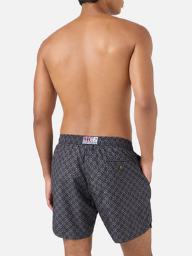 Bañador tipo shorts Black Lighting Micro con estampado Pisa SC Croce | PS SC SPECIAL EDITION 