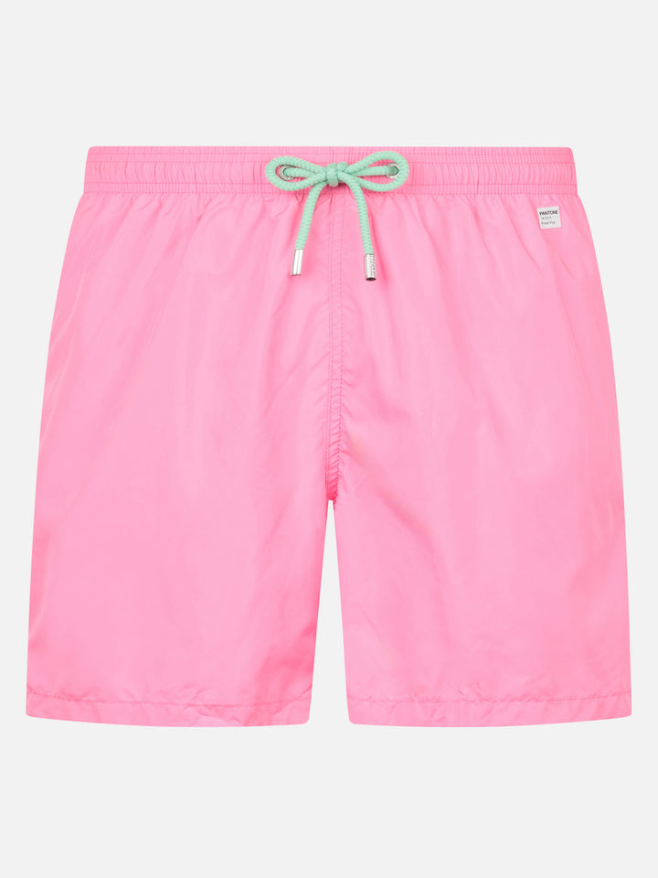 Costume da bagno da uomo in tessuto leggero rosa Lighting Pantone | EDIZIONE SPECIALE PANTONE
