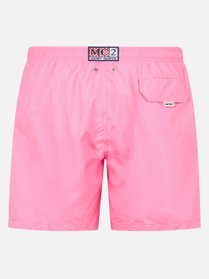 Costume da bagno da uomo in tessuto leggero rosa Lighting Pantone | EDIZIONE SPECIALE PANTONE