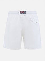 Man lightweight fabric white swim shorts Lighting Pantone | PANTONE® SPECIAL EDITION