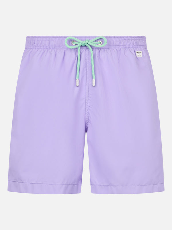 Man lightweight fabric lilac swim-shorts Lighting Pantone | PANTONE® SPECIAL EDITION