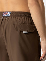 Lightweight fabric brown swim shorts Lighting Pantone | PANTONE® SPECIAL EDITION