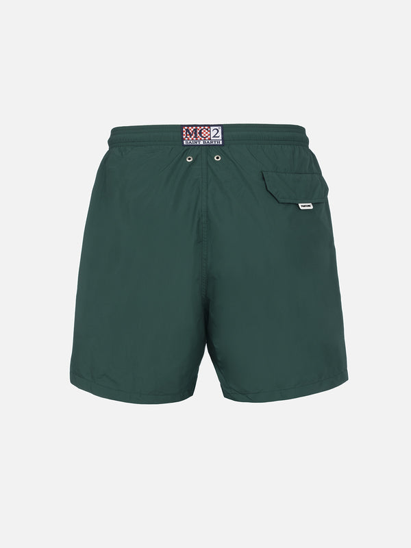 Man lightweight fabric british green swim shorts Lighting Pantone | PANTONE® SPECIAL EDITION