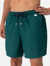 Man lightweight fabric british green swim-shorts Lighting Pantone | PANTONE SPECIAL EDITION