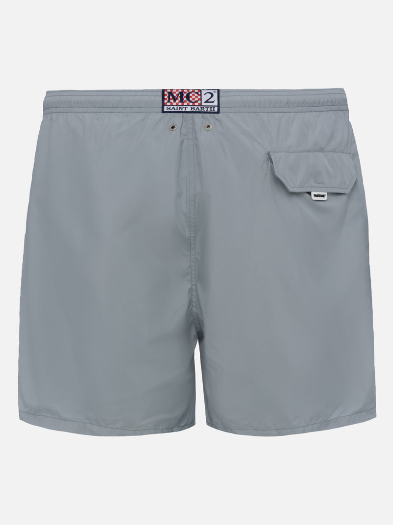 Lightweight fabric grey swim shorts Lighting Pantone | PANTONE® SPECIAL EDITION