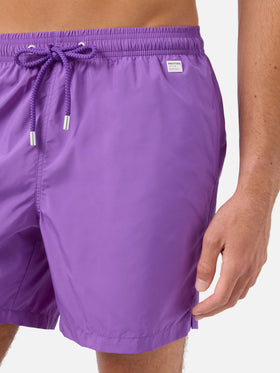 Lightweight fabric purple swim shorts Lighting Pantone | PANTONE® SPECIAL EDITION