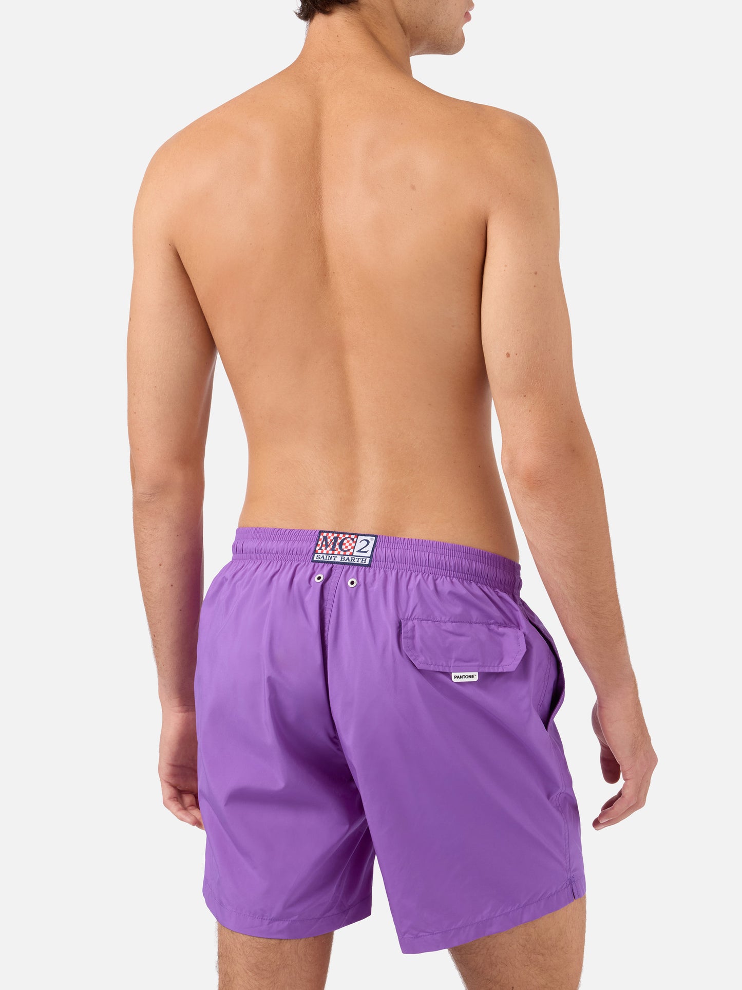 Lightweight fabric purple swim shorts Lighting Pantone | PANTONE® SPECIAL EDITION