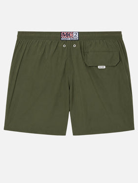 Costume mare Lighting Pantone in tessuto leggero verde militare | PANTONE® SPECIAL EDITION