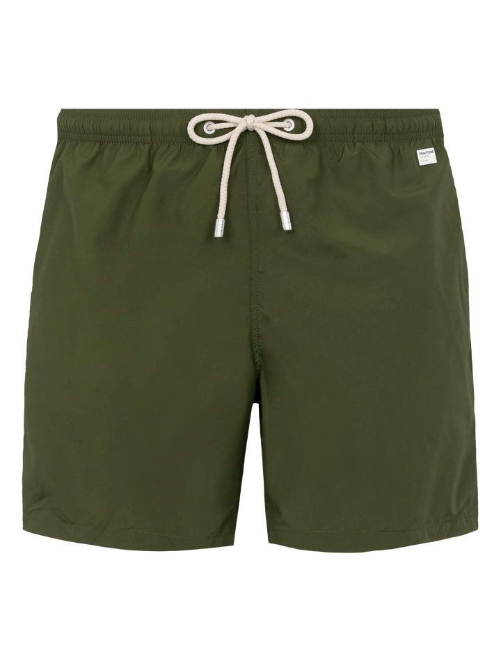 Costume mare Lighting Pantone in tessuto leggero verde militare | PANTONE® SPECIAL EDITION