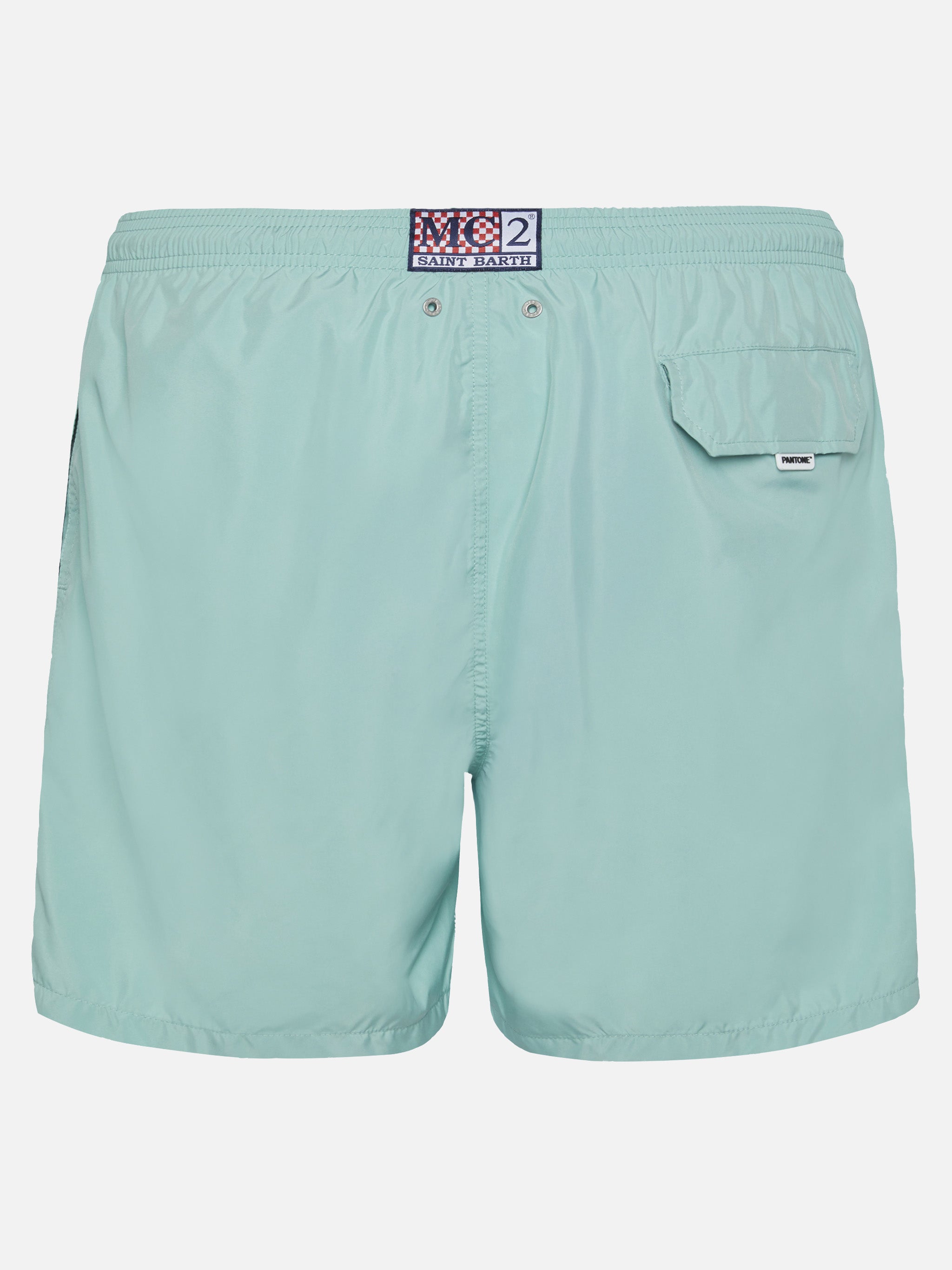 SOLOV swim pants サイズ1 グリーン Lightweight fabric sage green swim shorts Lighting Pantone