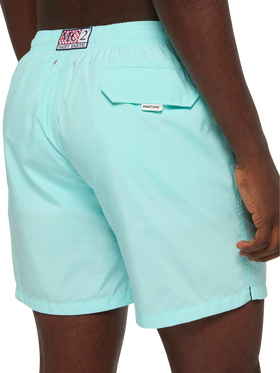Lightweight fabric water green swim shorts Lighting Pantone | PANTONE® SPECIAL EDITION