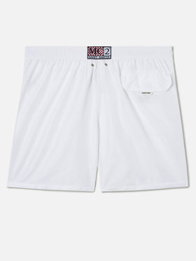 Lighting Pantone swim shorts in solid white | Special Edition