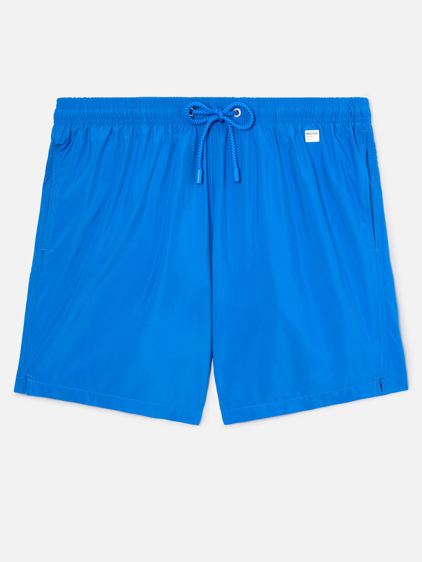 Lighting Pantone swim shorts in solid bright blue | Special Edition