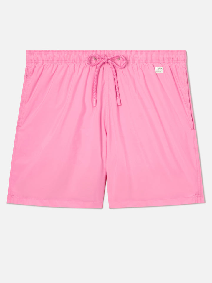 Lighting Pantone swim shorts in solid pink | Special Edition